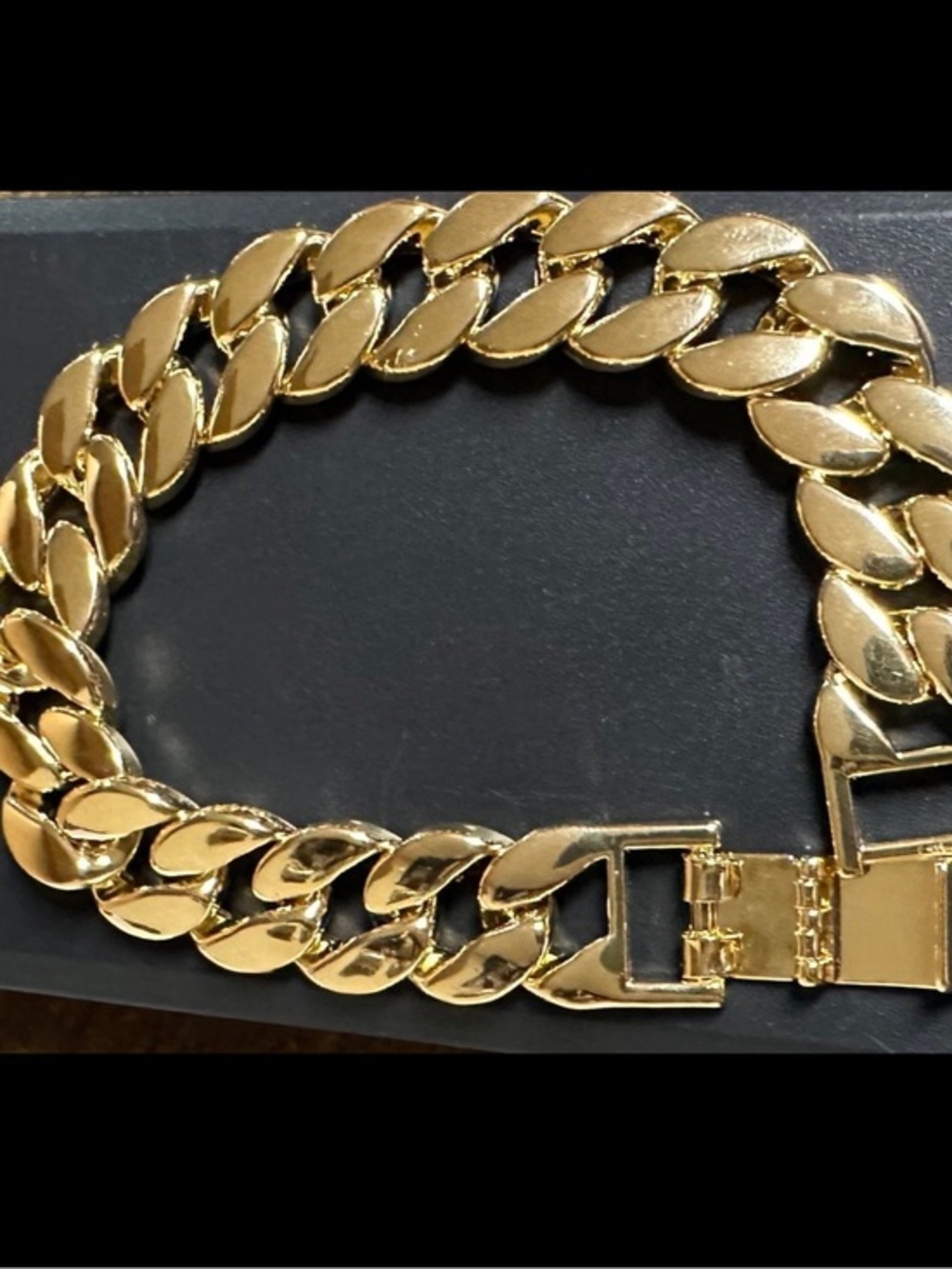 Men's Cuban Link 16mm extra heavy wide Bracelet 14k Gold filled 8.5”